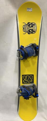 Used Salomon 149 Cm Snowboard Mens Combo