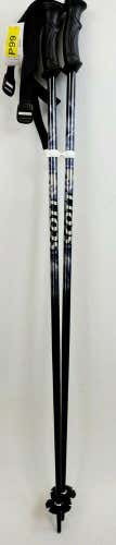 NEW $75 Scott Decree Ski Poles 110CM 44" Youth Kids Downhill Skiing Black Blue