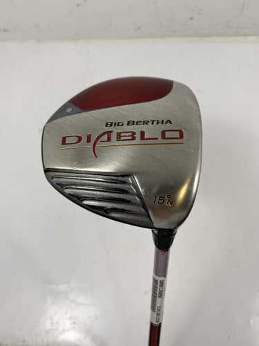 Used Callaway Diable 3 Wood Graphite Regular Golf Fairway Woods