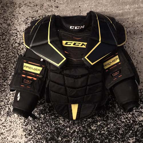 Senior Large CCM Premier Pro Chest and Arm Protector Pro Stock Goalie Chest Protector
