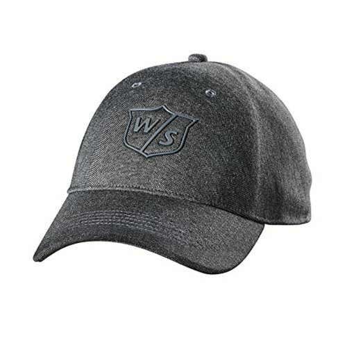 Wilson Staff 2018 One Touch Cap (Charcoal, Adjustable) Golf Hat NEW