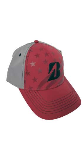 Bridgestone 2017 USA Collection Golf Cap (RED, Adjustable) Hat NEW