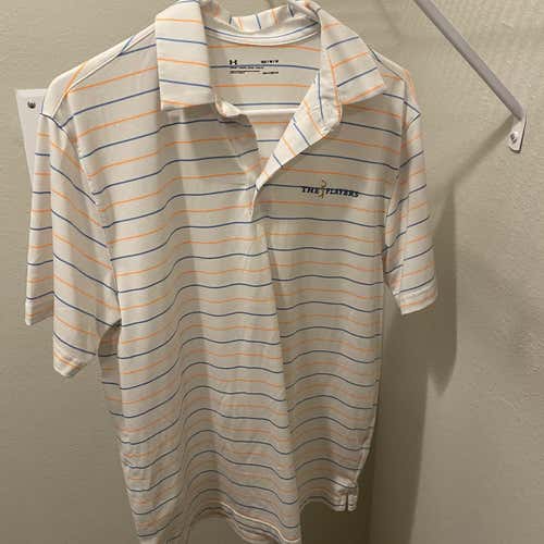 White Adult Medium Under Armour Shirt