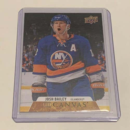 Josh Bailey New York Islanders 2020-21 Upper Deck UD Canvas Card #C53