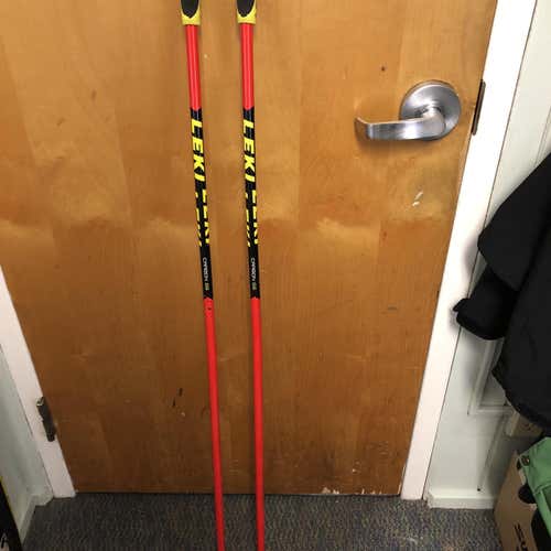 Leki WC carbon Bent GS 130cm Slightly Used
