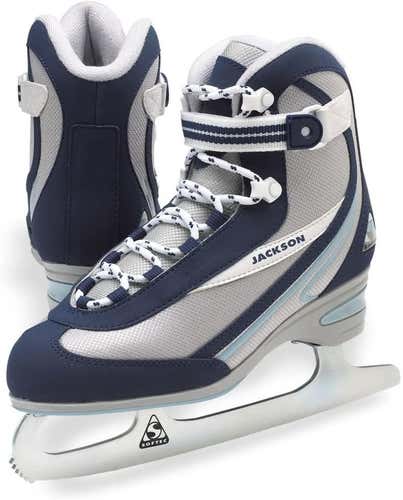 Jackson Softec Figure Skates ST 2000 - Navy White - New - Size 10