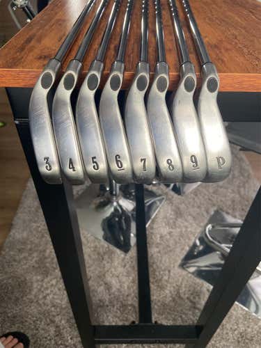 Men's Left Hand X-14 Stiff Flex Steel Shaft Iron Set