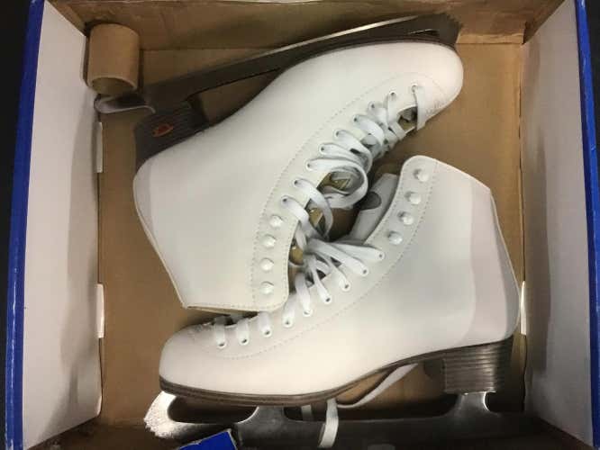 Riedell 110 Figure Skates - White - Womens Size 10 - New