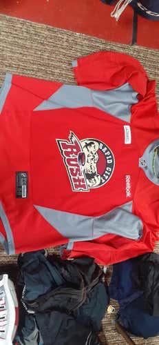 Red  Reebok Practice Jersey Pro Stock Size 58 w/ matching bonus socks.