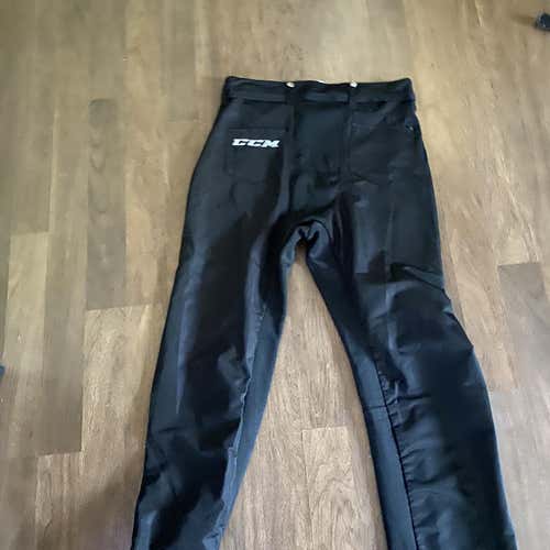 Black Adult Large CCM Ref Pants