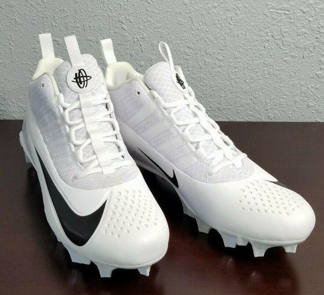 New Nike Alpha Huarache Pro LAX Lacrosse Cleats Mens Size 10.5 white/black