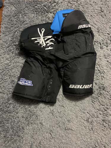 Black Senior Medium Bauer Nexus Custom Pro Pro Stock Hockey Pants