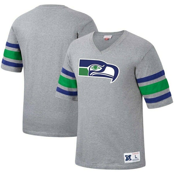 Seattle Seahawks Mitchell & Ness All Over Print Crew Sweatshirt - Mens