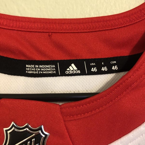 Game Jersey - New Jersey Devils - Red Adidas Size 46 - Pro Stock