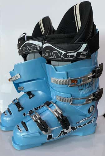 Used Lange World Cup Team Sr Ski Boots 285 Mp - M10.5 - W11.5 Downhill Ski Mens Boots