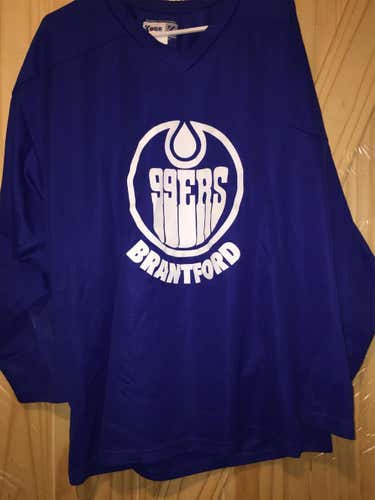 #12  BLUE BRANDTFORD 99ERS  PRACTICE JERSEY