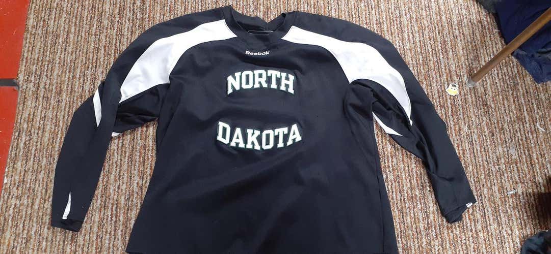 Black North Dakota  Reebok Practice Jersey (Size XXL) with matching socks (Size L)