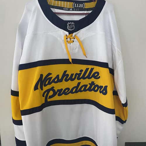 Nashville Predators Matt Duchene 2020 Winter ClassicAdult Size 56 Adidas Jersey