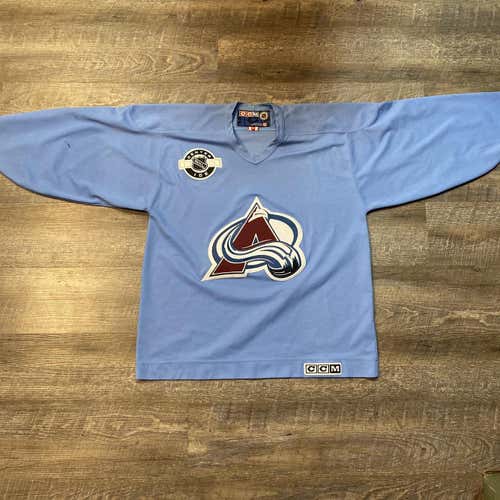 Vintage Colorado Avalanche NHL Center Ice Practice Jersey