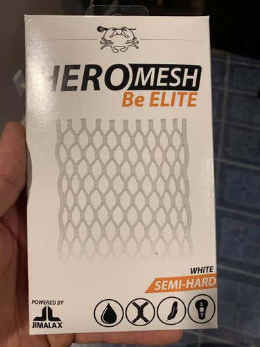 New white Hero mesh semi hard