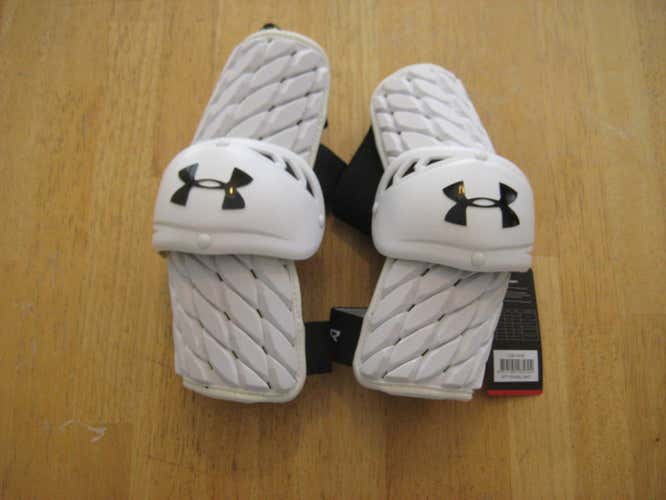 Under Armour lacrosse VFT arm guard NEW M medium white