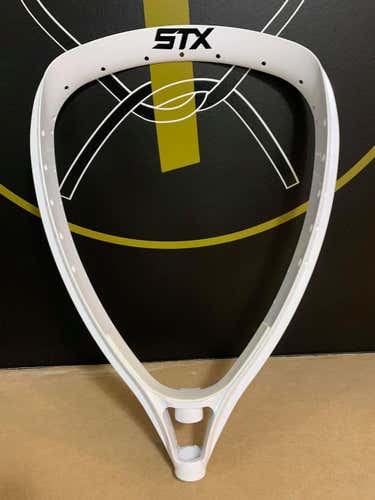 White New Goalie STX Unstrung Shield Head