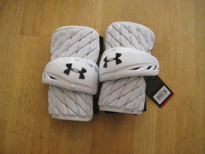 Under Armour lacrosse VFT arm pad NEW white large