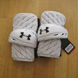 Under Armour lacrosse VFT arm pad NEW white large