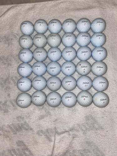 (36)White Used Titleist Pro V1x 36 Pack (3 Dozen) Balls