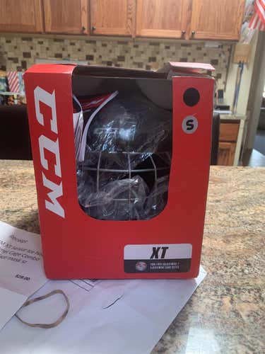 Black New Small CCM Pro Stock Helmet