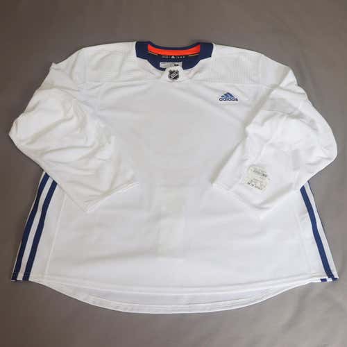 New Pro Stock Adidas White Practice Jersey MIC 56