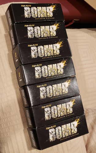 21 New Top Flite BOMB White Balls