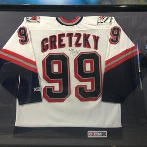 PICK-UP ONLY in Las Vegas - SIGNED REAL CCM - New York Rangers Wayne Gretzky Jersey!