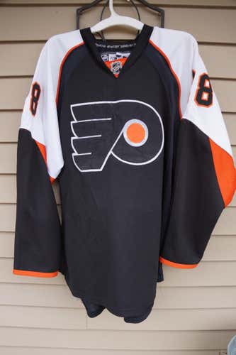 Black Used Unisex Adult Size 56 Flyers Giroux Reebok Jersey