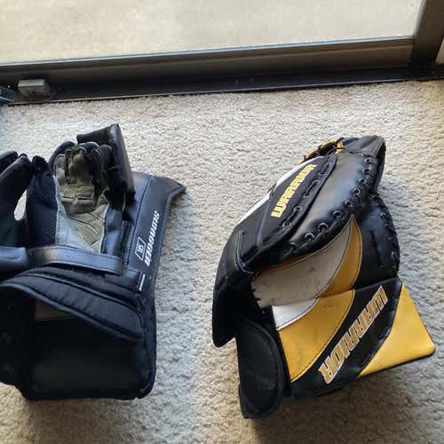 Full Right Warrior Glove And Block Set