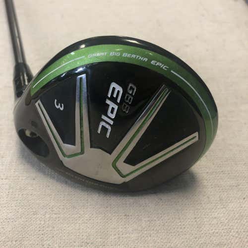 Used Callaway Gbb Epic 3 Wood Graphite Stiff Golf Fairway Woods
