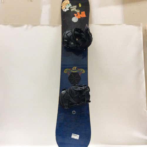 Used Gnu Gt 150 Cm Snowboard Mens Combo