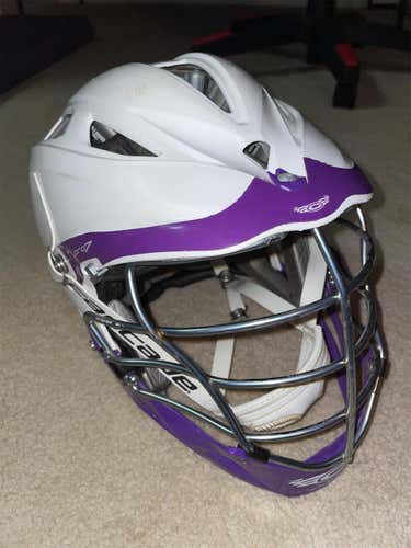 White Adult Cascade Pro7 Helmet