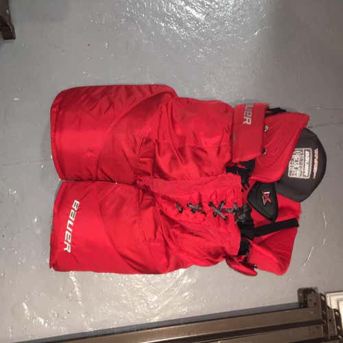 Red Senior Large Bauer Vapor 1X  Hockey Pants