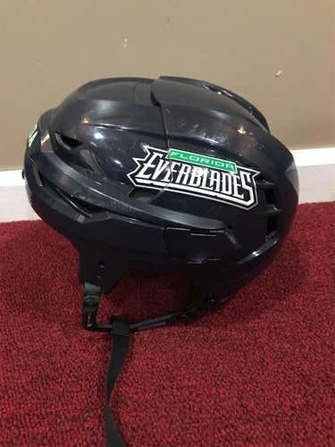 Florida Everblades Warrior Covert RS Pro Pro Stock Helmet Size Medium Item#FLDHW1