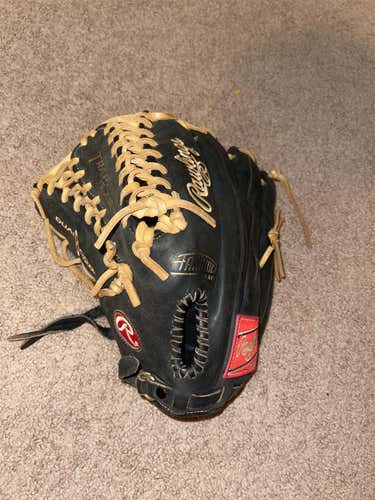 Black High School/College Outfield Heart of the Hide 12.75" Baseball Glove