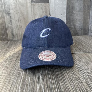 MITCHELL & NESS CLEVELAND CAVALIERS Denim Strapback Hat / Cap NBA Adjustable