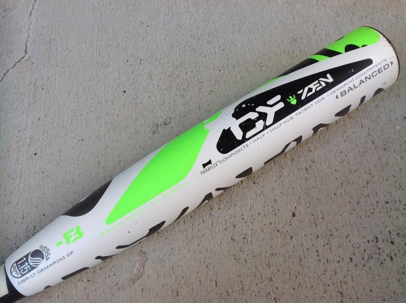 Kid Pitch (9YO-13YO) 2017 DeMarini CF Zen (-8) 23 oz 31" Bat