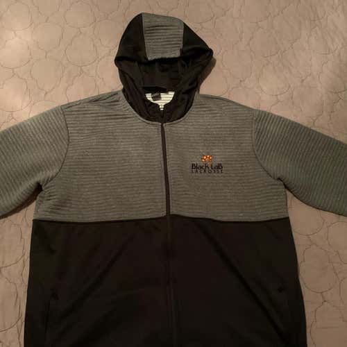 Black Adult XXL Hooded Full Zip and hoodie