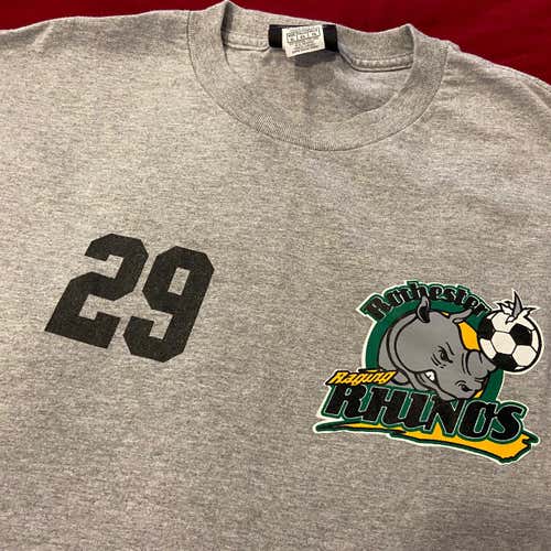 USL Rochester Rhinos FC #29 Team Issued USL Gray Adult XL Umbro Shirt