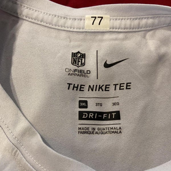 Industrieel Vochtigheid bladzijde New York Jets NFL 100 Team Issued #77 Gray Adult XXXL Nike T-Shirt |  SidelineSwap