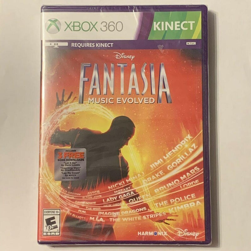 Disney Fantasia Music Evolved Microsoft Xbox 360 Kinect 2014