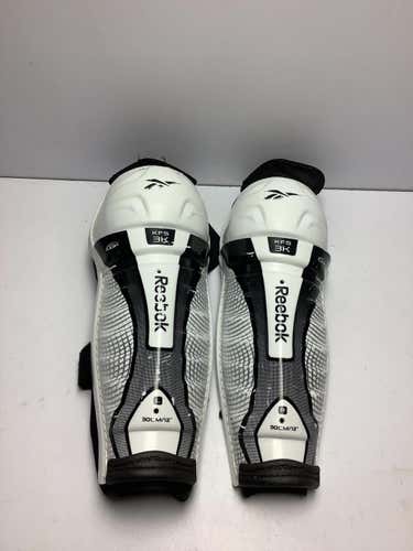 Used Reebok 3k 12" Ice Hockey Shin Guards