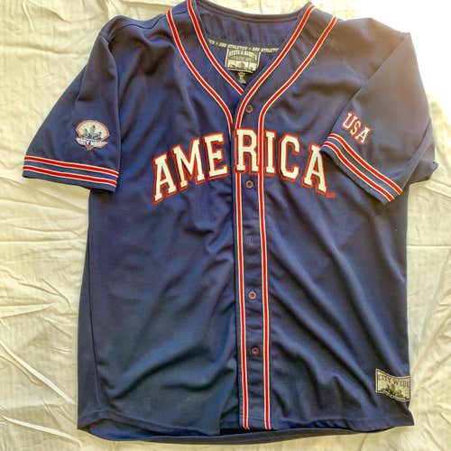 America Blue Adult XL Jersey