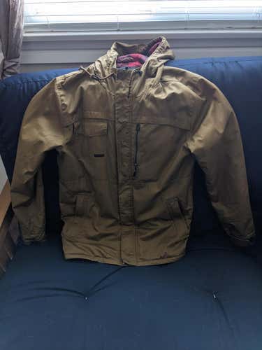 Gold Used Men's Adult XL Volcom Jacket